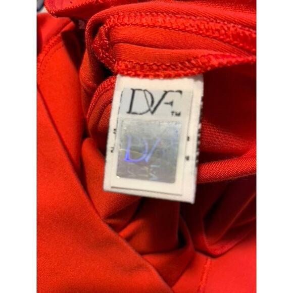 Diane Von Furstenberg DVF Capreena Mini Sleeveless Dress Red Size 8 - Picture 5 of 6